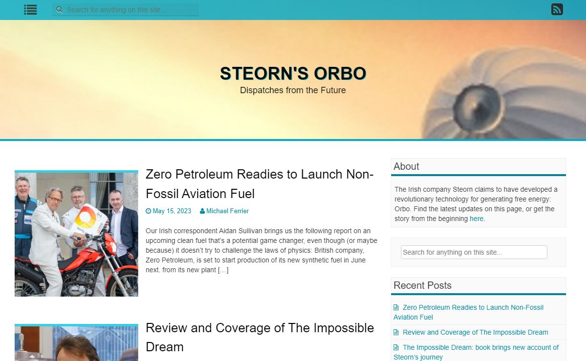Steorn's Orbo | Dispatches from the Future