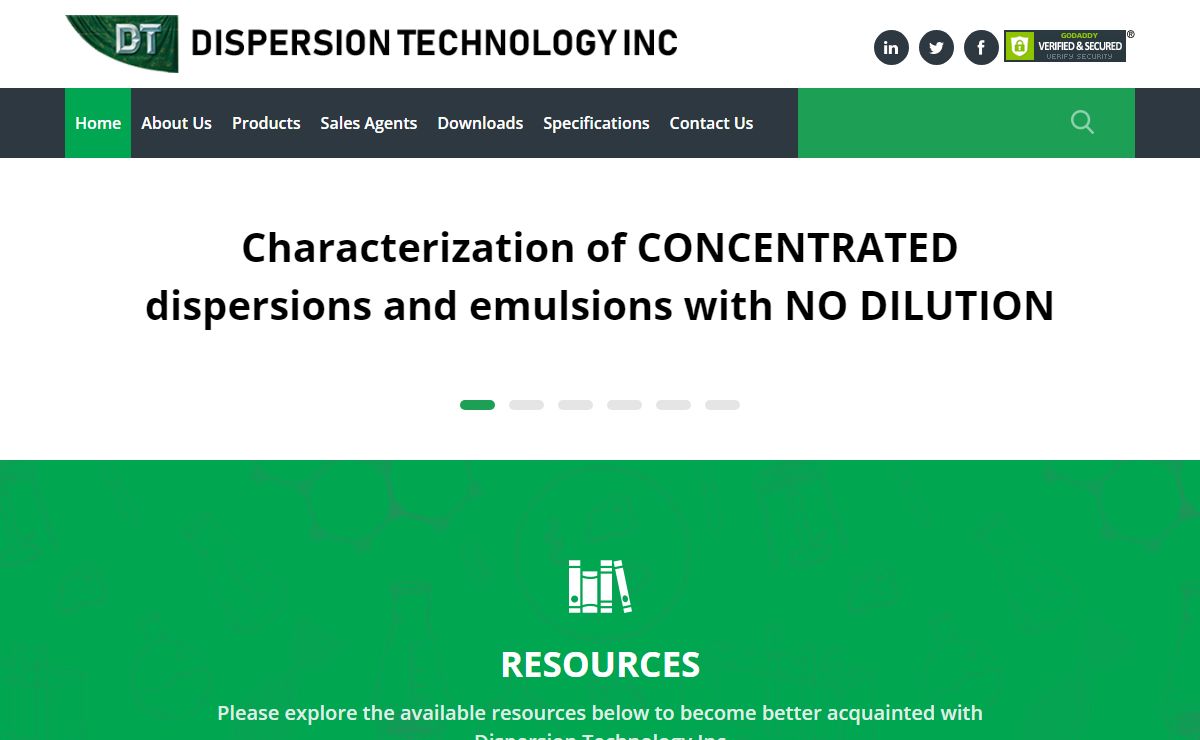 Particle Size Measurement, Zeta Potential, Longitudinal Rheology & Non-Aqueous Conductivity - Dispersion Technology