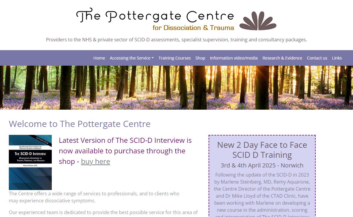 The Pottergate Centre – The centre for trauma and dissociation