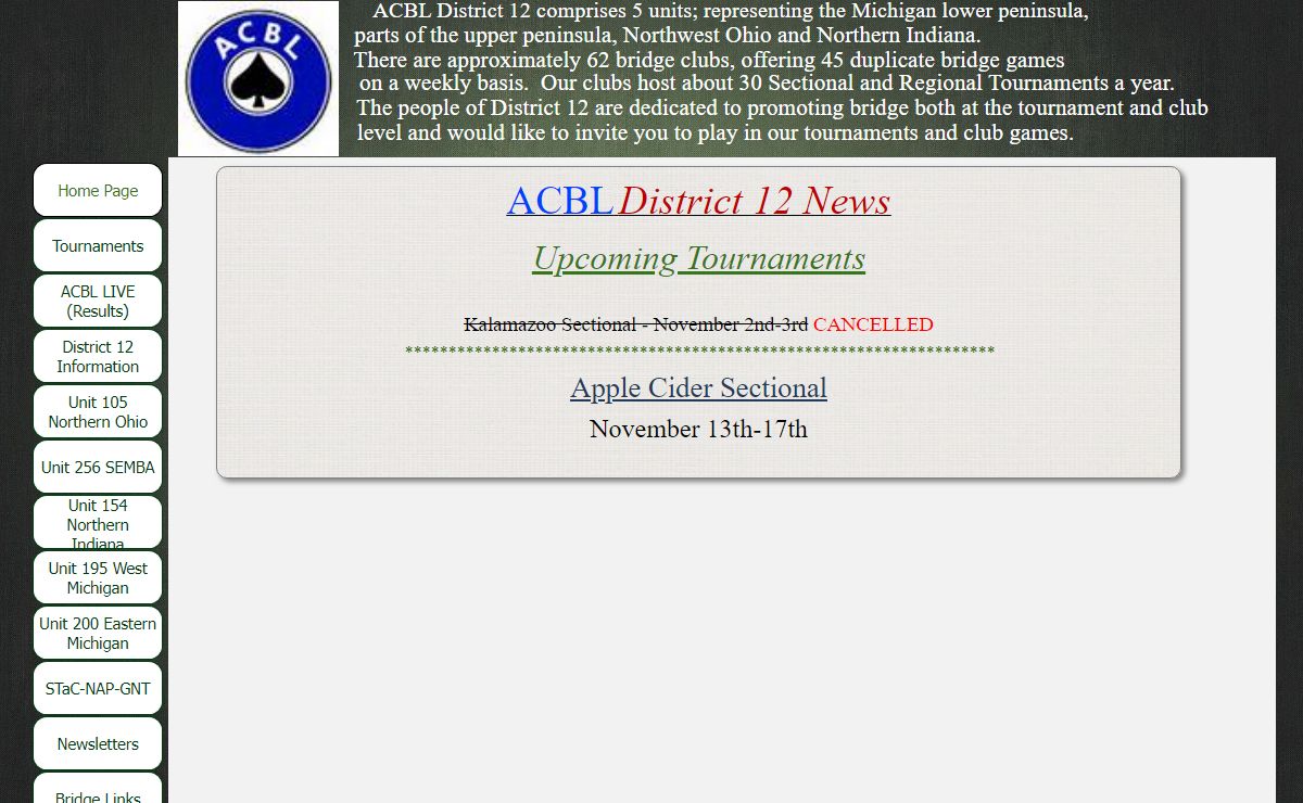 ACBL District 12