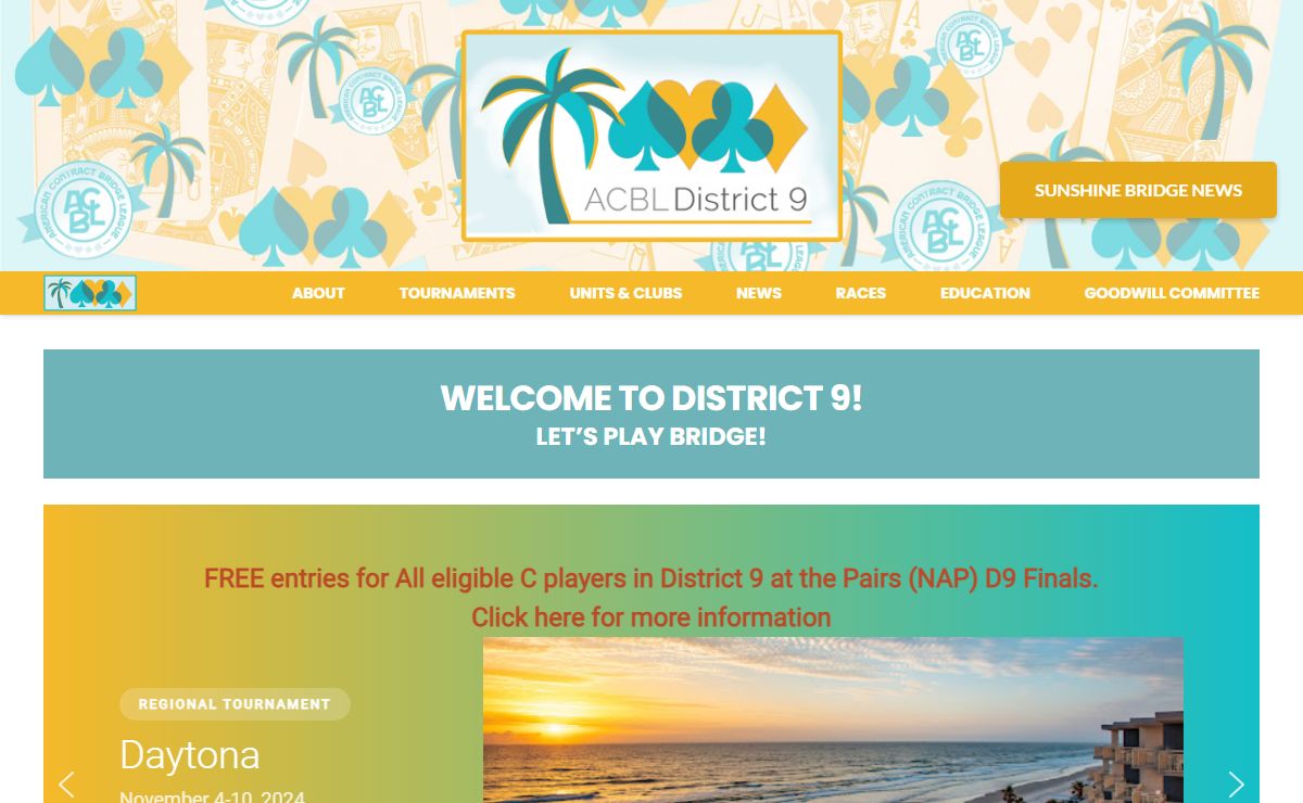 District 9 of the ACBL