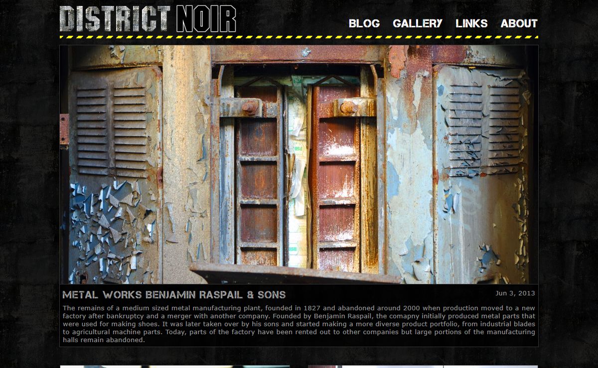 Photography and Urban Exploration. Cologne, Germany, Europe and Elsewhere - District Noir