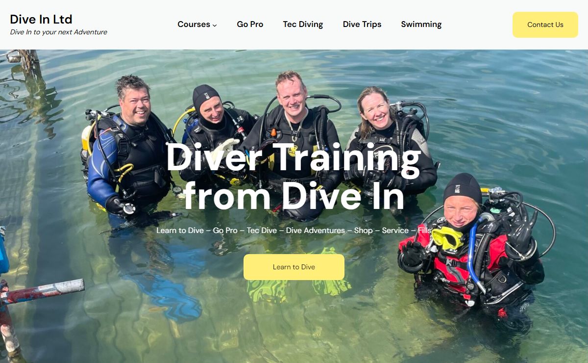 Dive In Ltd – Dive In to your next Adventure