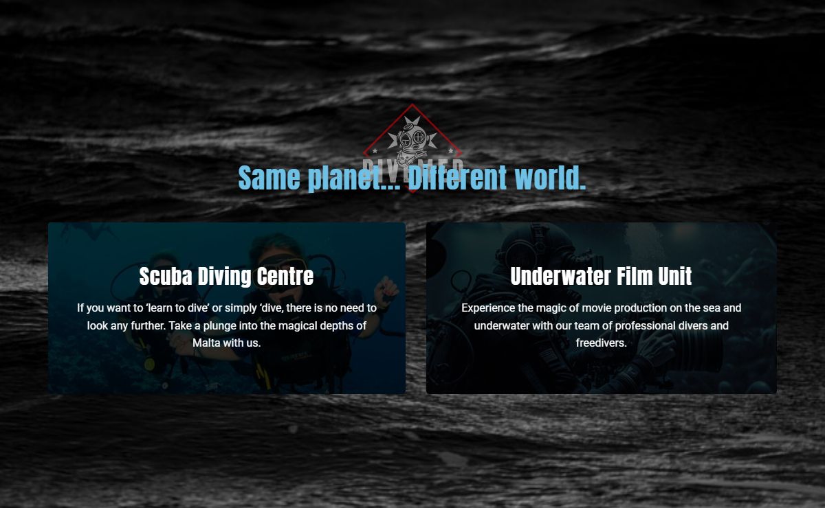 Main Home page Divemed - Divemed.com