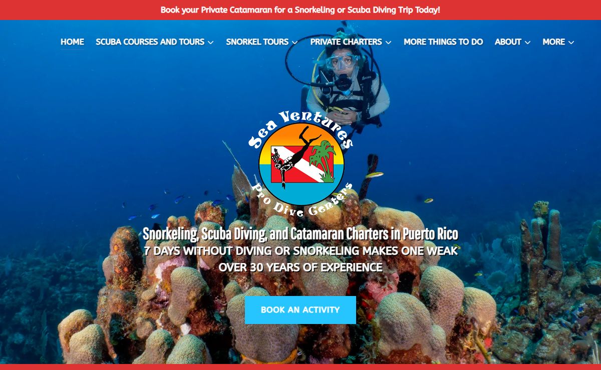 Sea Ventures Pro Dive Center | Scuba and charters in Puerto Rico