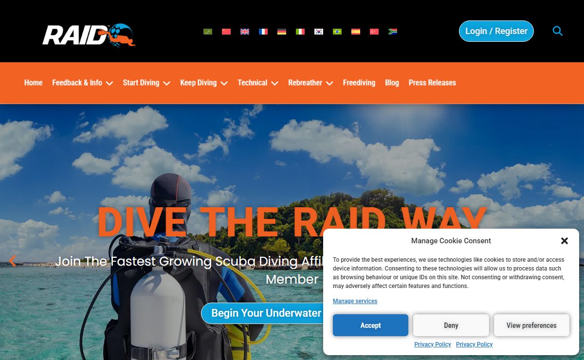 Dive RAID International – THE RAID WAY
