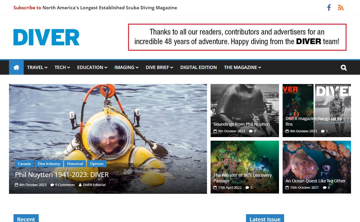 Home - DIVER magazine