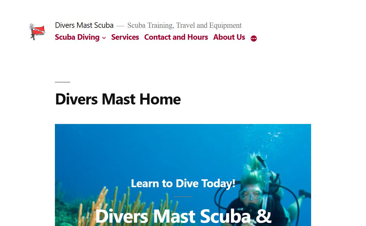 Divers Mast Scuba – Scuba Training, Travel and Equipment