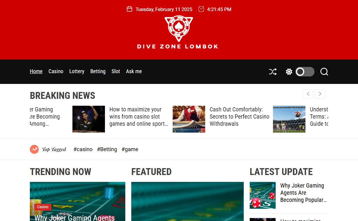 Dive Zone Lombok – Playing casino games can help you relax.