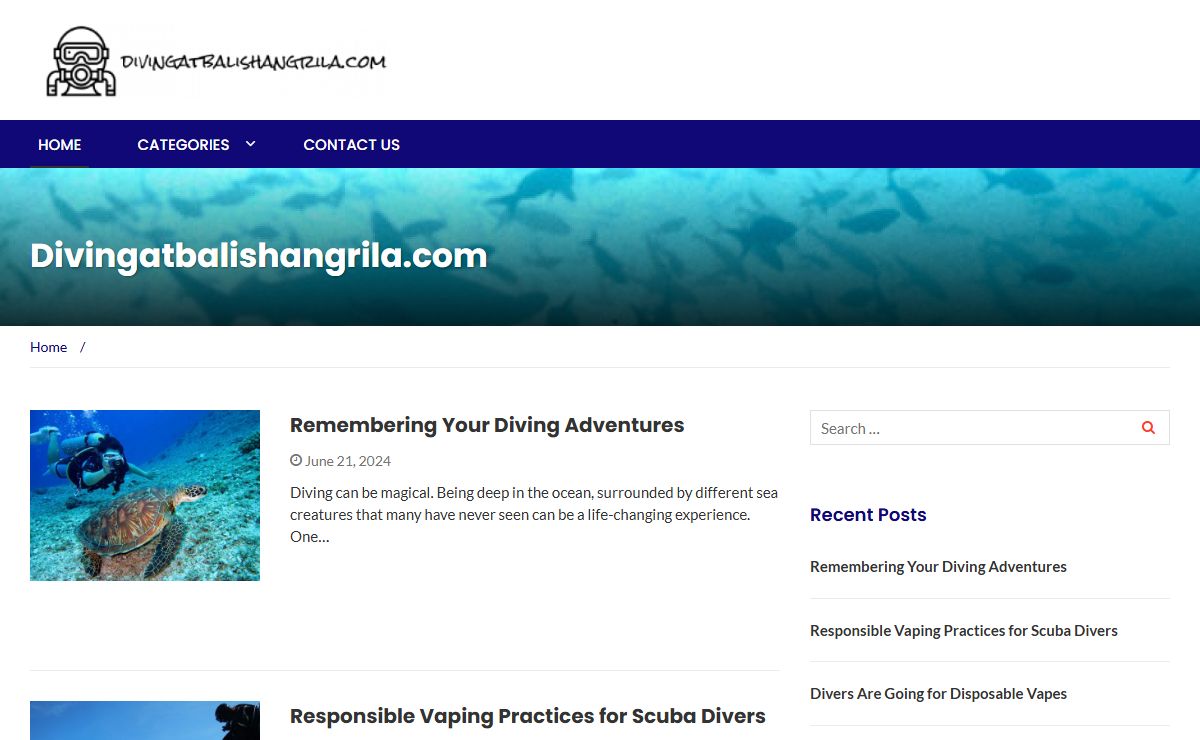 Divingatbalishangrila.com – Get ready to dive!