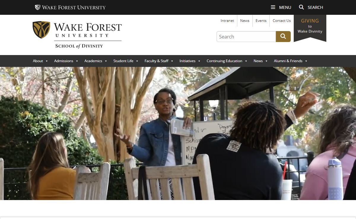 Wake Forest University School of Divinity - Home