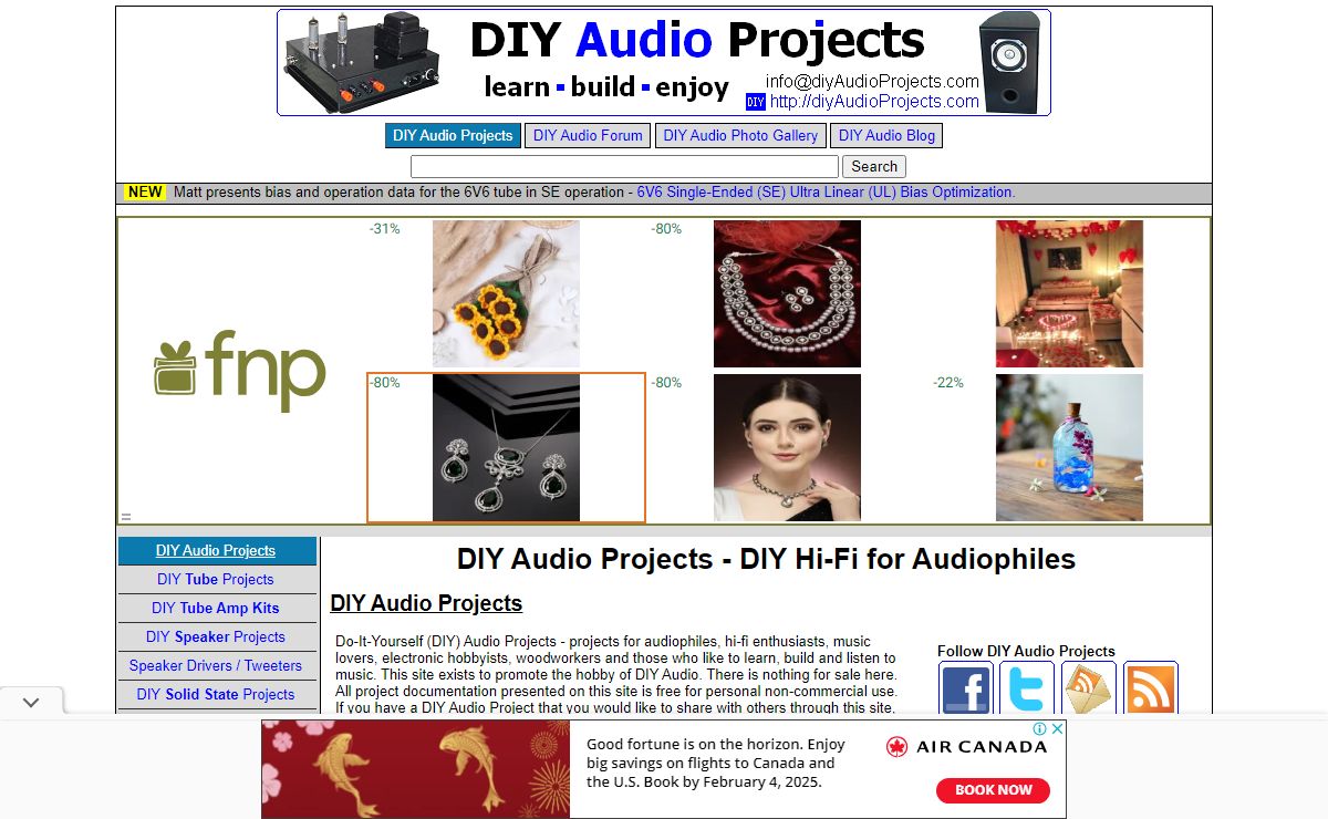 DIY AUDIO PROJECTS - Do-It-Yourself Hi-Fi for Audiophiles
