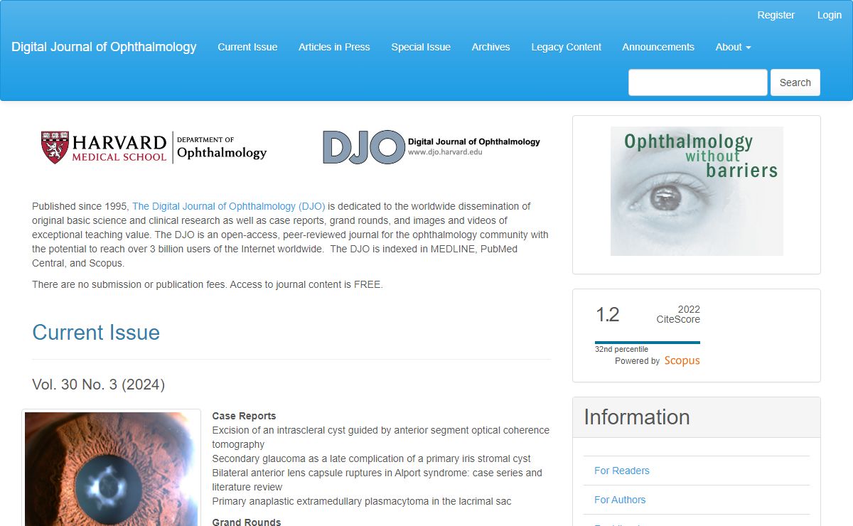 Digital Journal of Ophthalmology