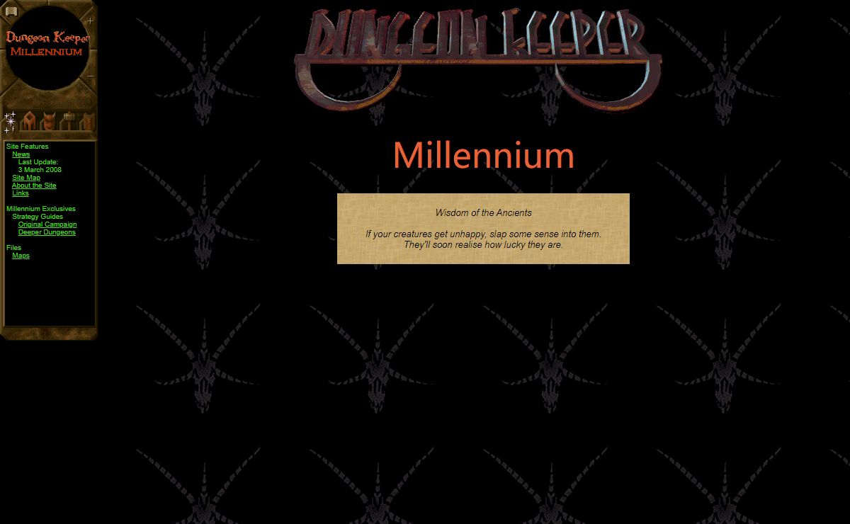 Dungeon Keeper Millennium - Your source for everything a Keeper needs