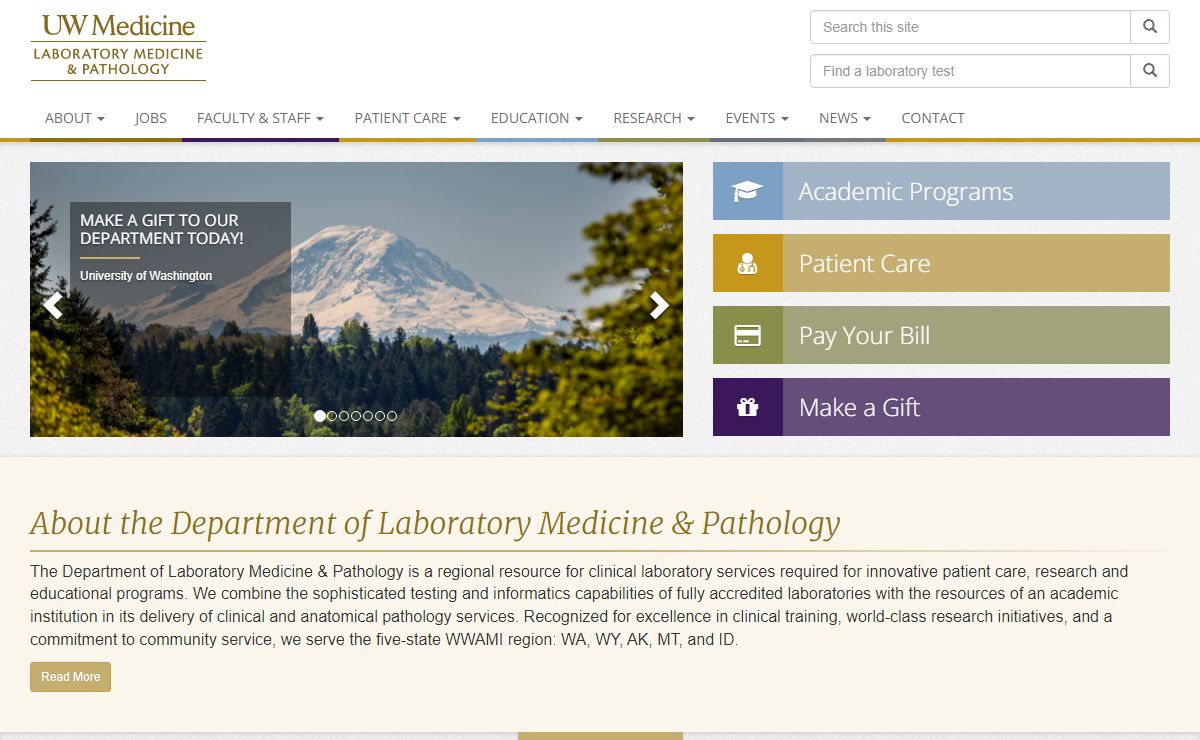 Dept. of Laboratory Medicine & Pathology | UW Medicine