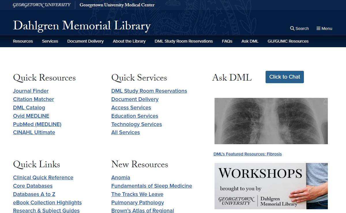 Dahlgren Memorial Library | Georgetown University