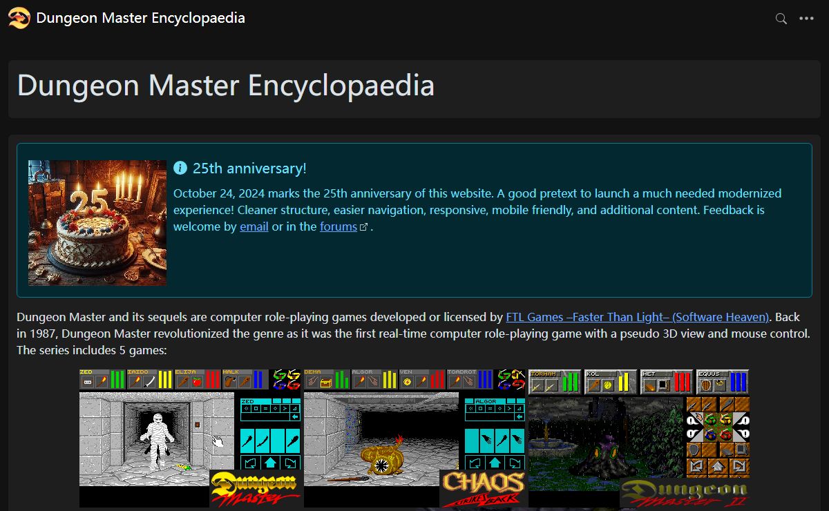 Dungeon Master Encyclopaedia