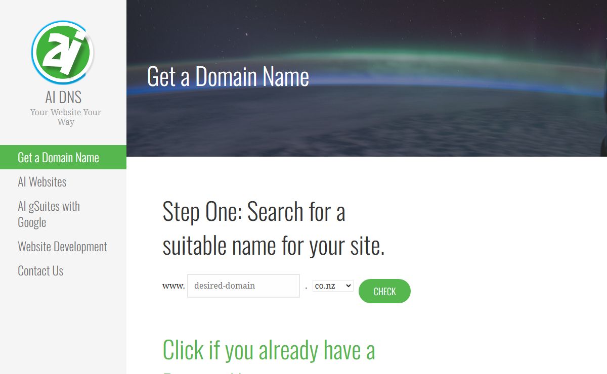 ai DNS – Your Website Your Way