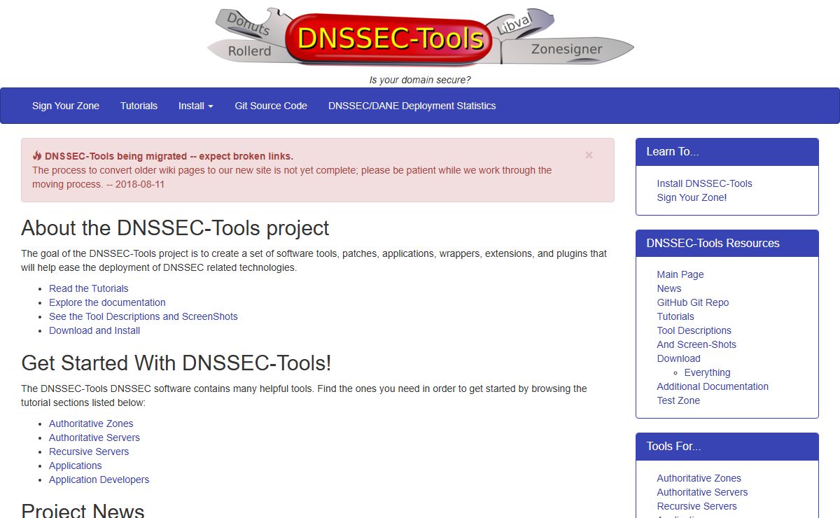 DNSSEC-Tools