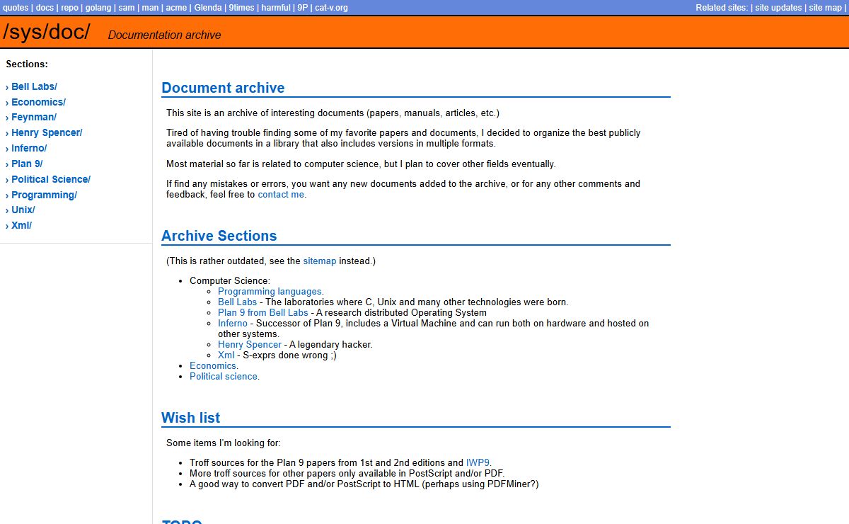 Document archive