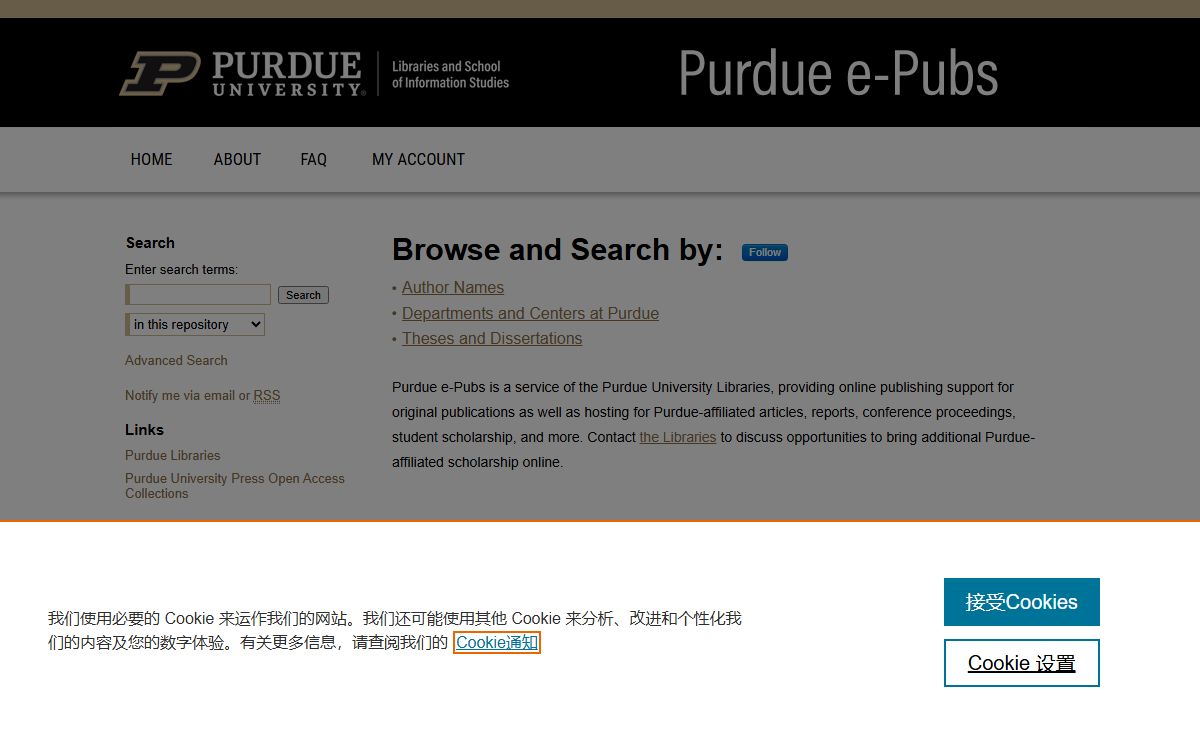 Purdue e-Pubs | Purdue University Scholarship Online