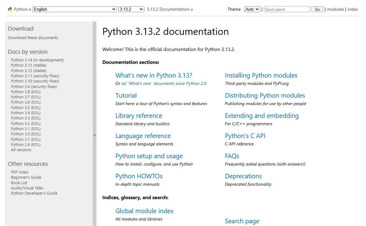 3.13.2 Documentation