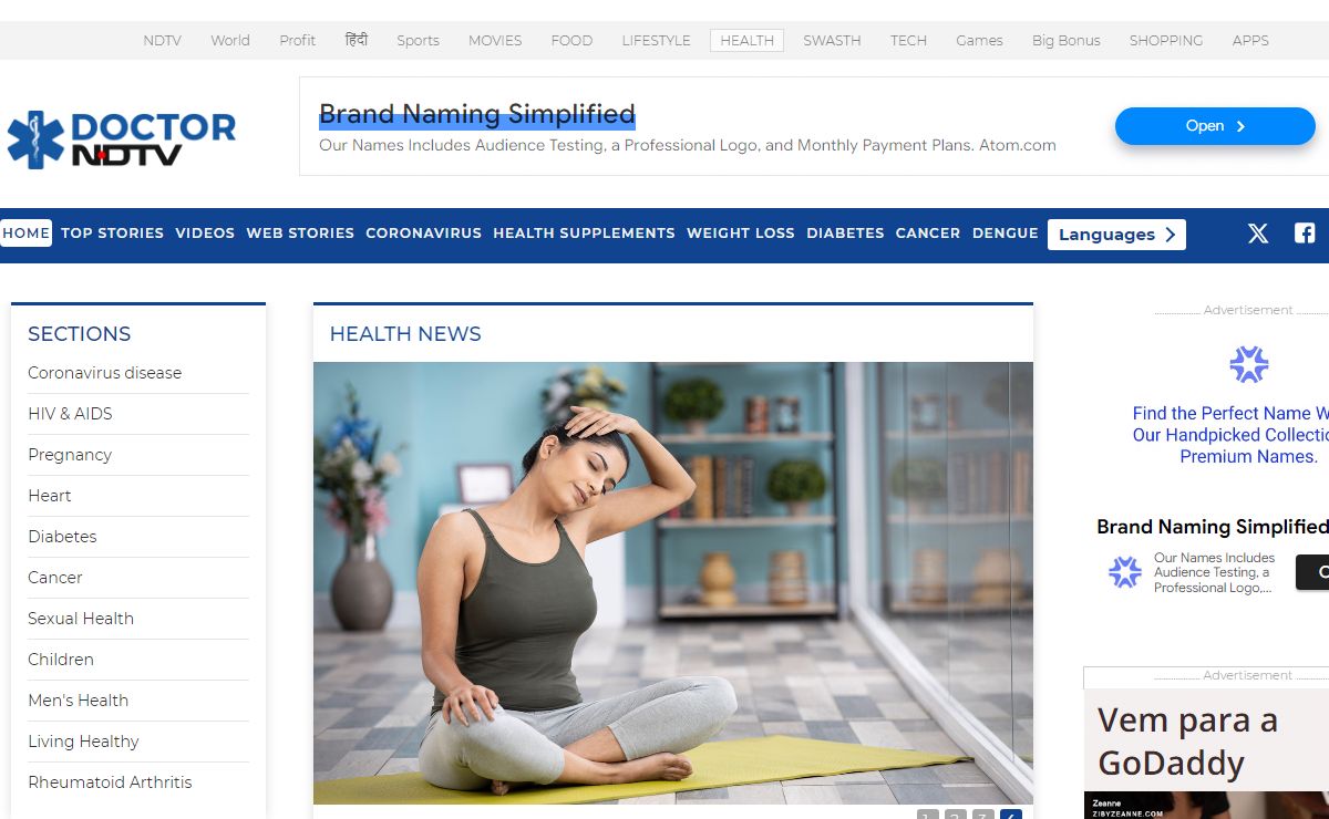 Health Care News, Health and Fitness Tips, Diet Plan, Home Remedies, Heart, Pregnancy and Sexual Health advice