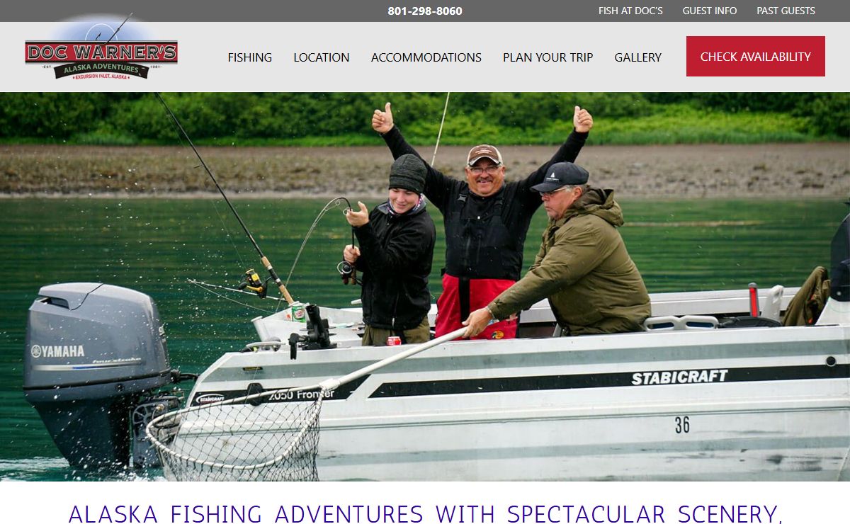 Alaska Fishing, Lodging, More! | Doc Warner's Alaska Adventures