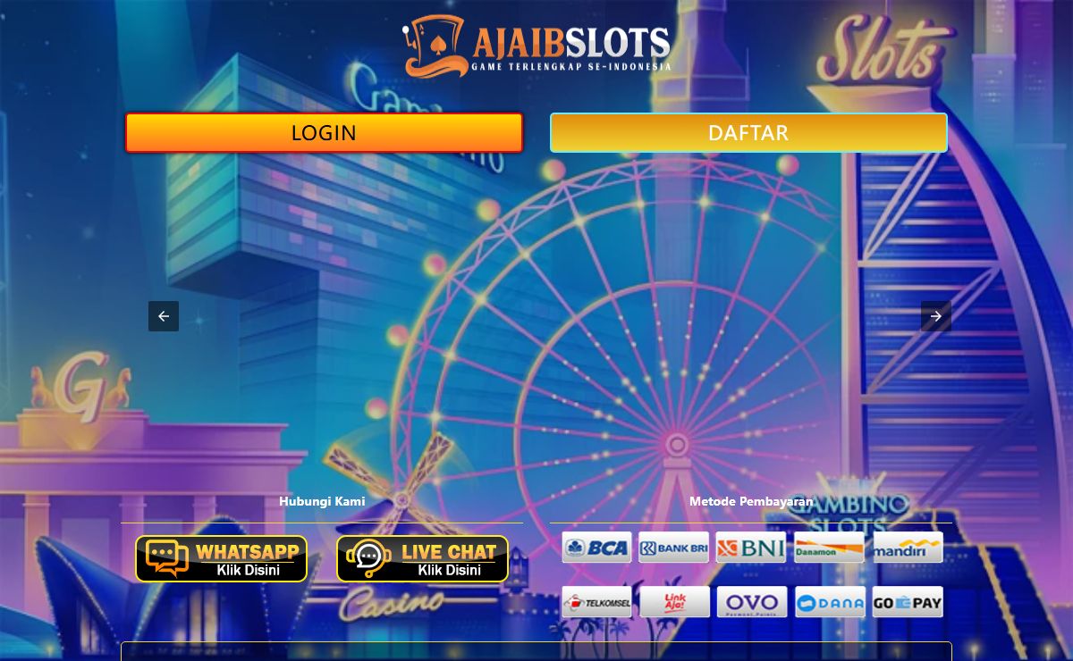 Ajaibslots > Bandar Permainan Online Paling Seru dan Gacor