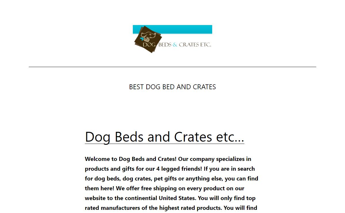 Best Dog Bed and Crates