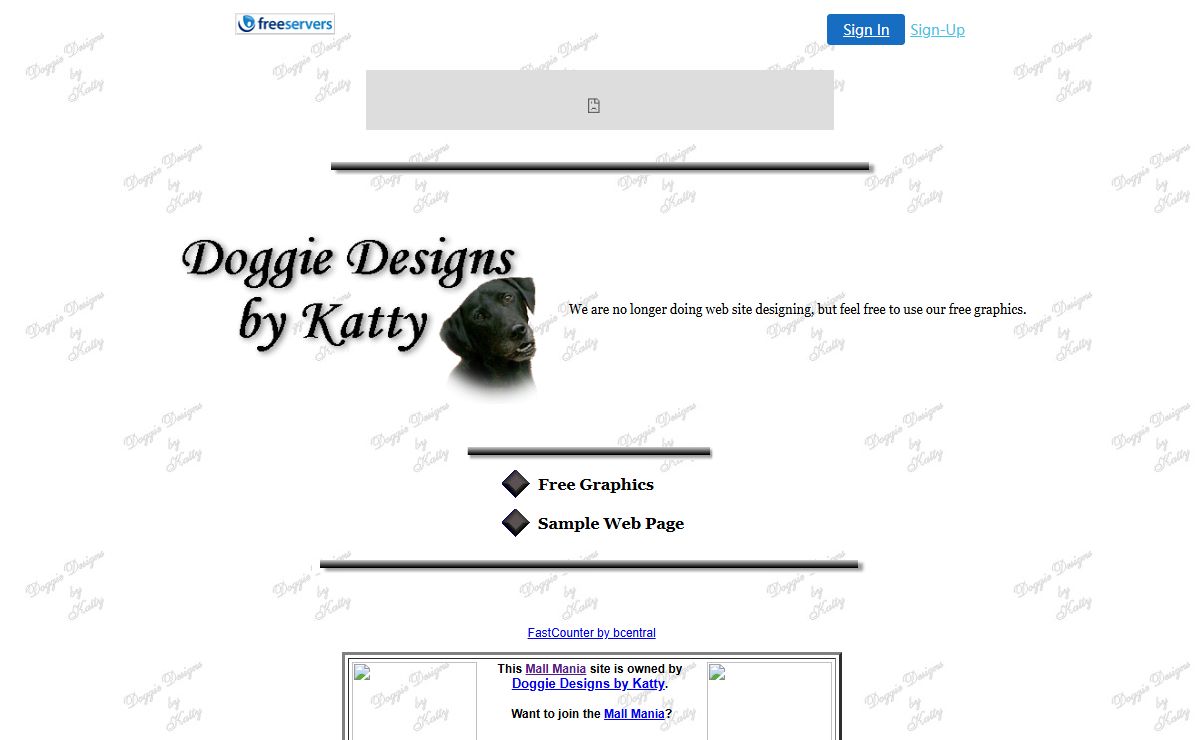 Doggie Designs by Katty Home Page