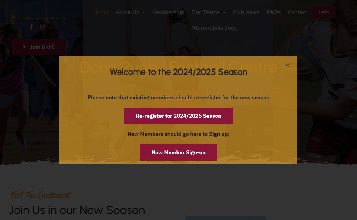 Doha Rugby Football Centre – Join the Best Rugby in Qatar – Minis – Youths – Ladies – vets