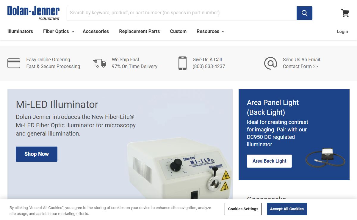 Fiber Optic Illuminators & Lighting Solutions | Dolan-Jenner