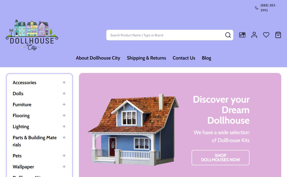 Dollhouse Tiles | Trim | Furniture | Accessories & Kits | Dollhouse City