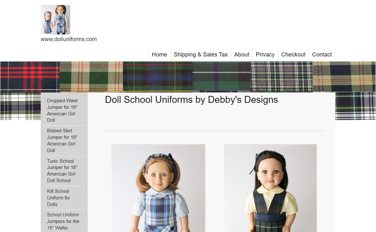 Doll School Uniforms by Debby's Designs