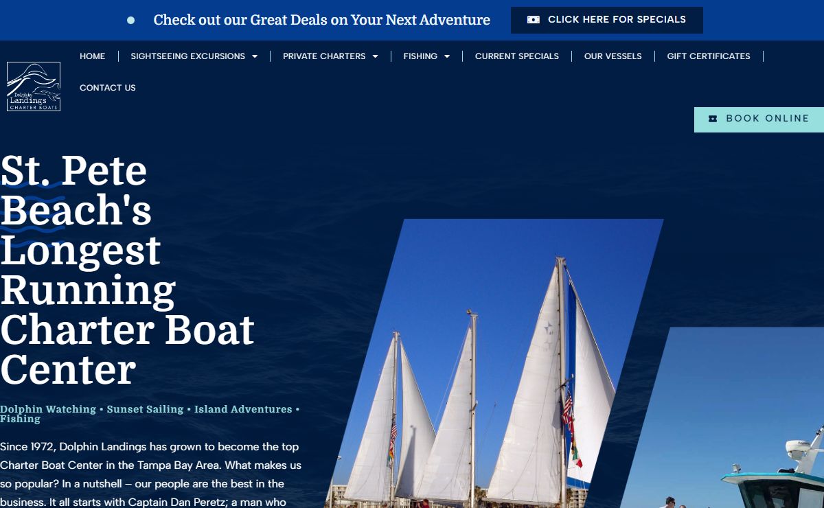 Dolphin Landings - St. Pete Beaches Longest Running Charter Boat Center