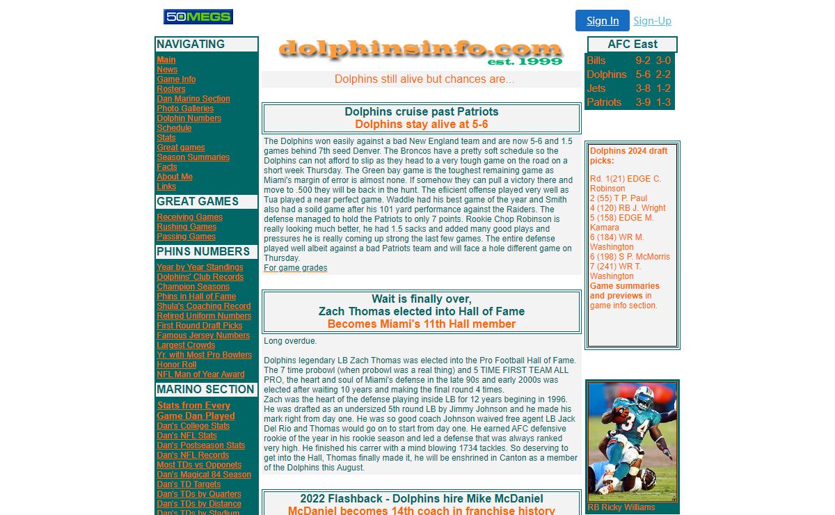 www.dolphinsinfo.com - All the information about the Dolphins