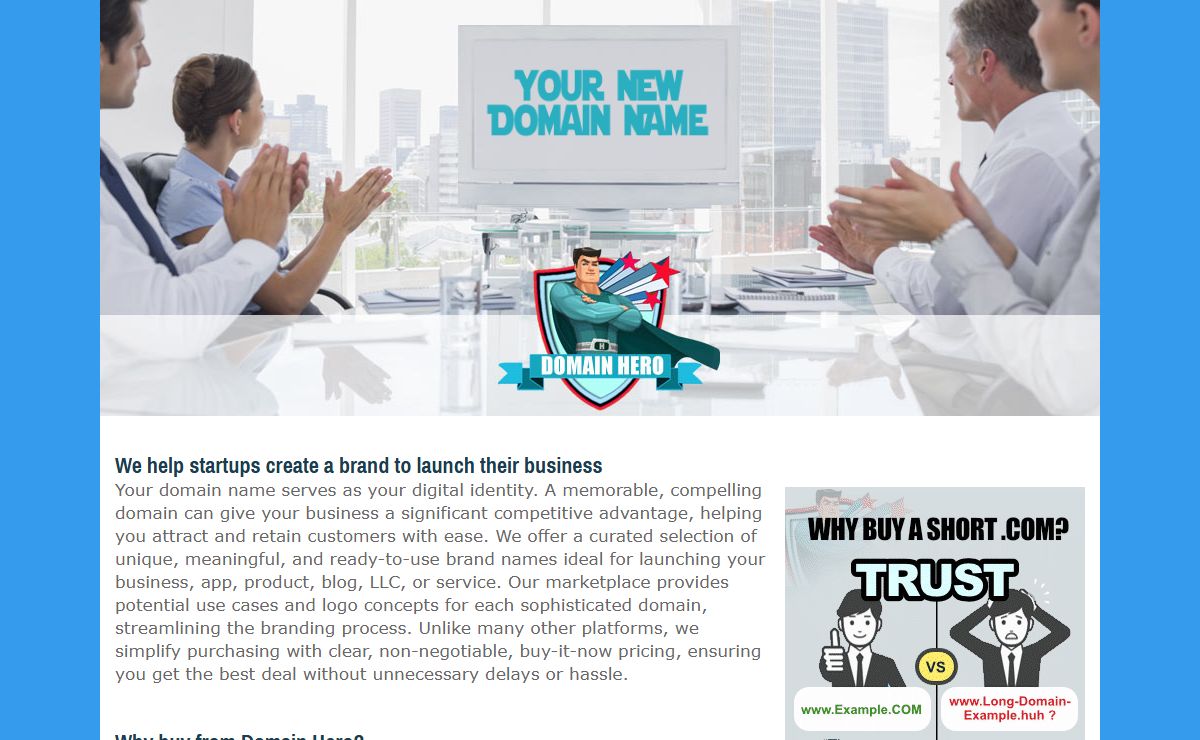 Domain Hero Unique Business Names & Creative Company Brands