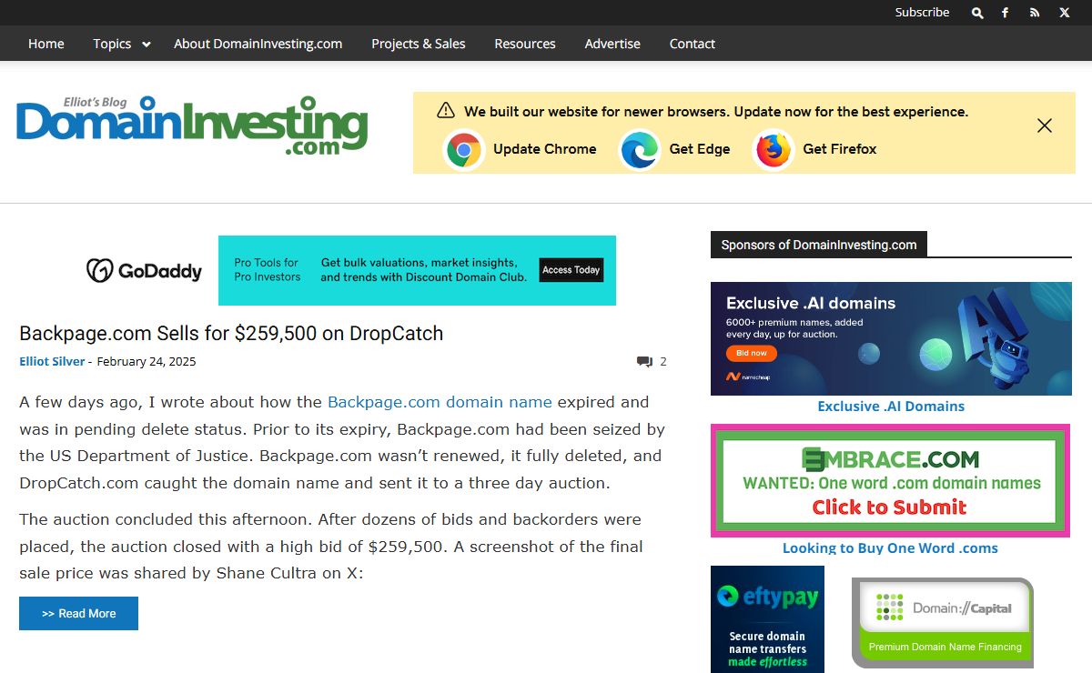 Domain Investing News, Strategy & Tips | DomainInvesting.com