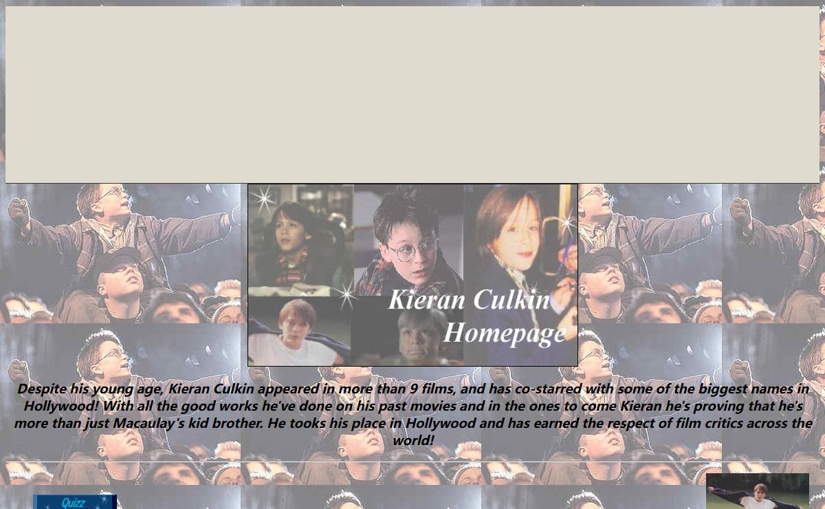 Kieran Culkin Homepage