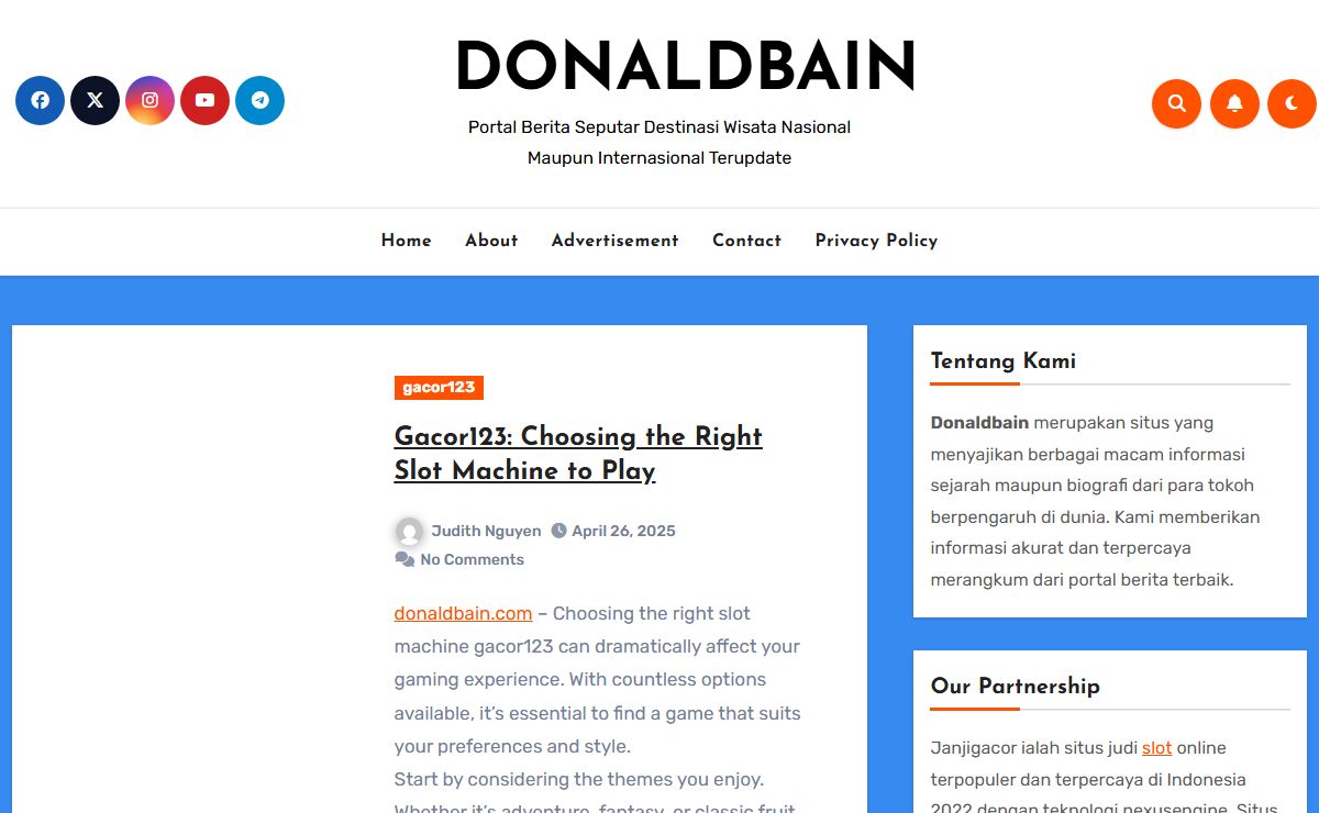 DONALDBAIN - Portal Berita Seputar Destinasi Wisata Nasional Maupun Internasional Terupdate