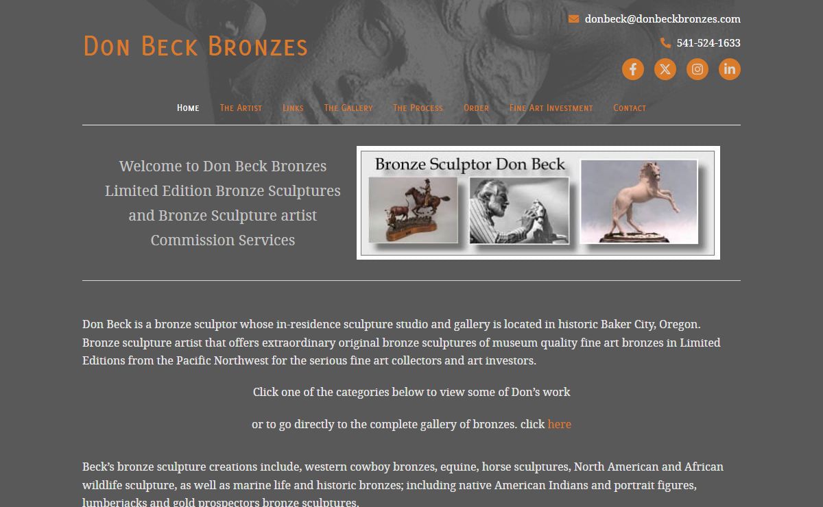 Bronze Sculptures by Don Beck - Timeless Artistry in Bronze