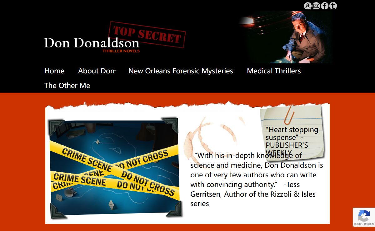 Don Donaldson : Suspense Writer