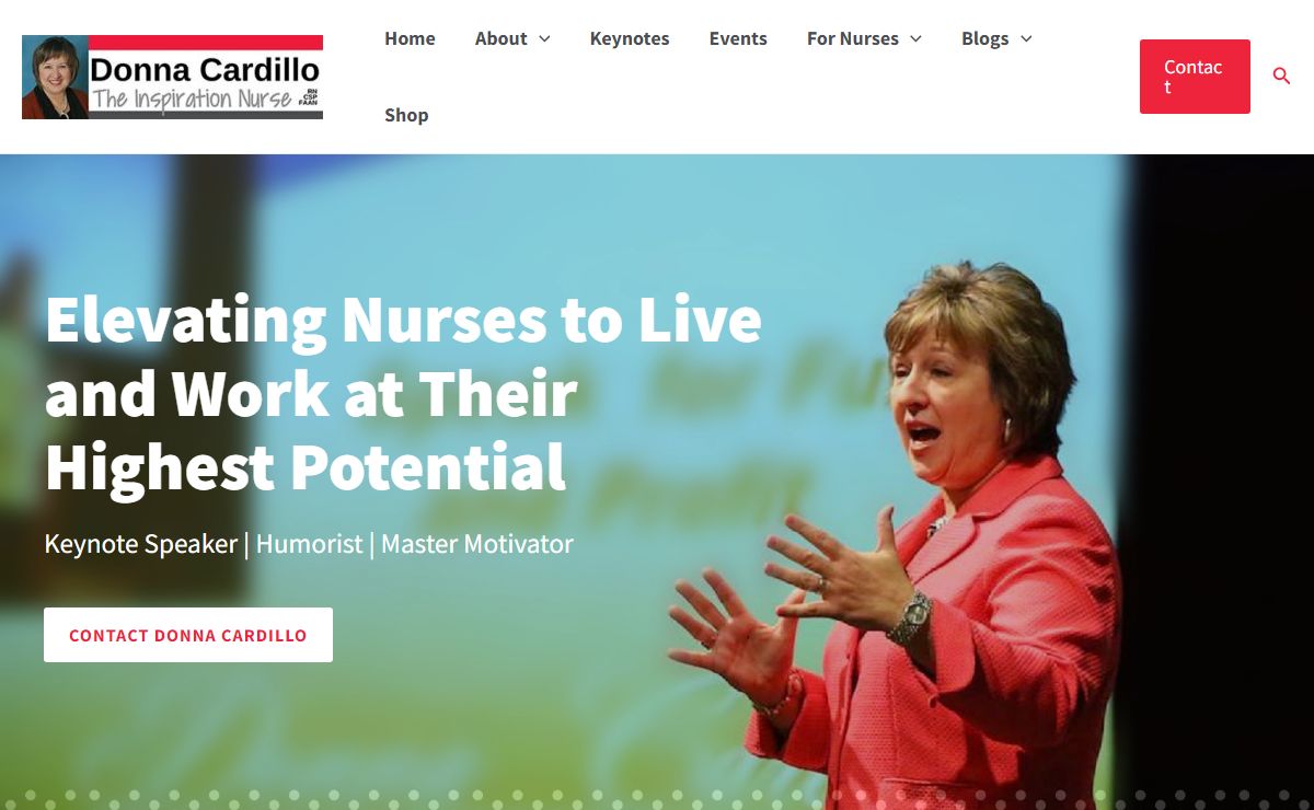 Funny Motivational Keynote Speaker for Nurses | Donna Cardillo, RN