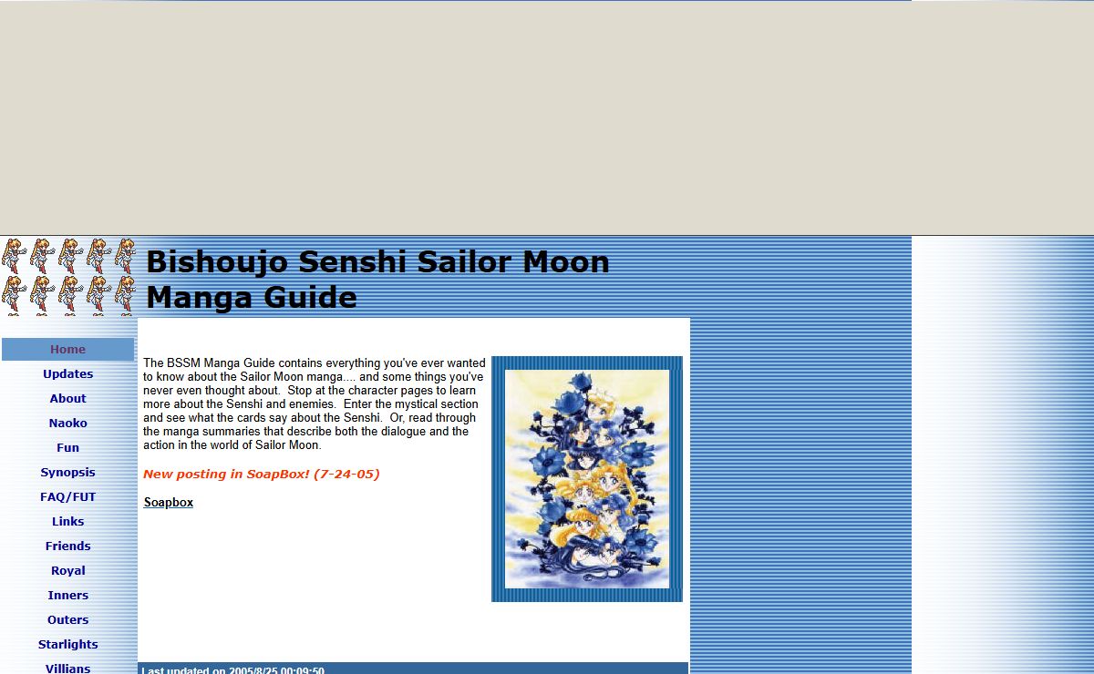 Bishoujo Senshi Sailor Moon Manga Guide