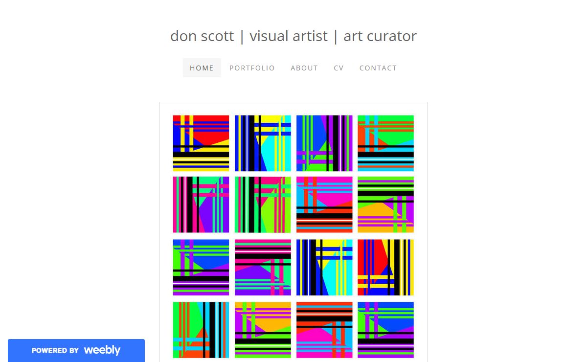 don scott | visual artist | art curator - don scott | visual artist | art curator