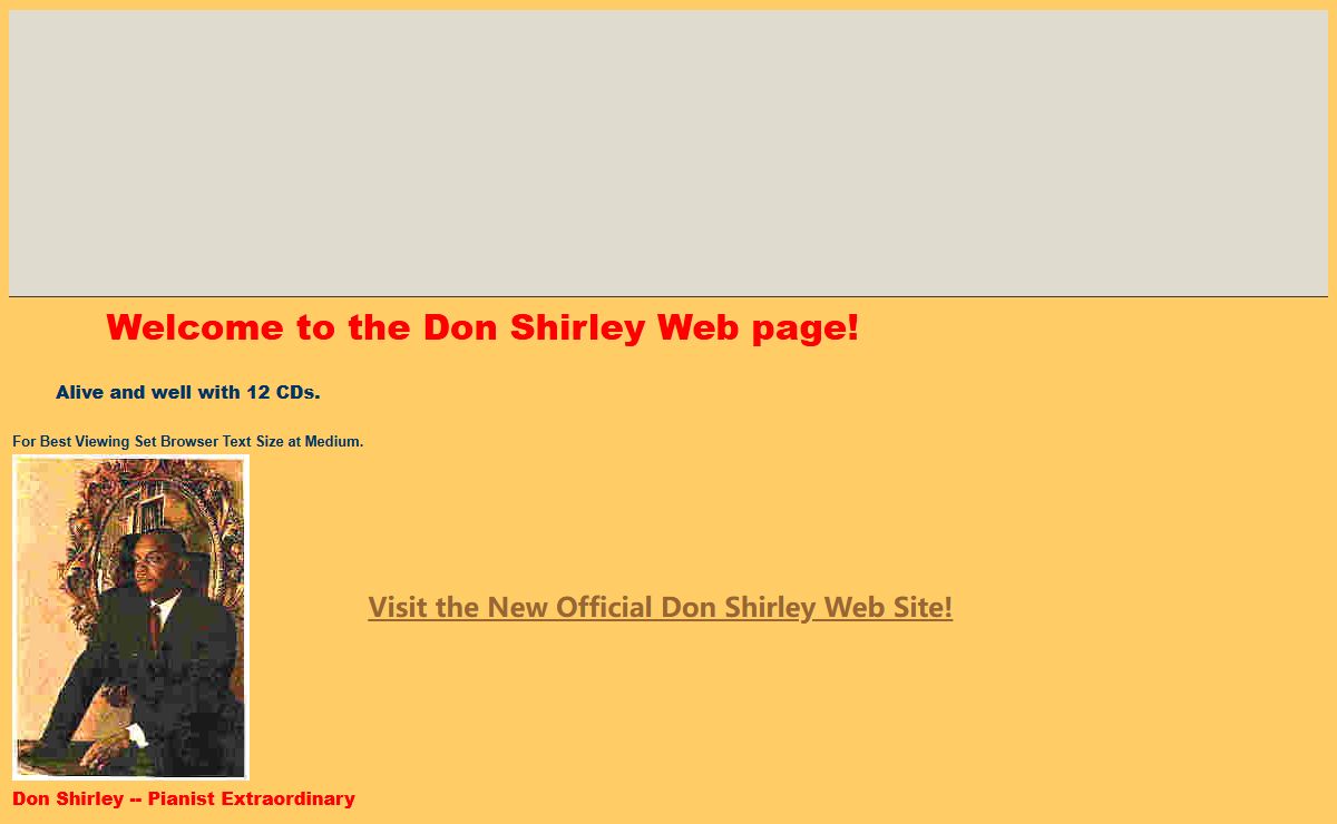 DON SHIRLEY