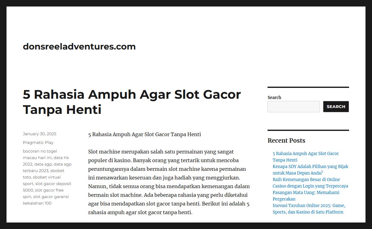 Slot Online: Jackpot Menantimu!