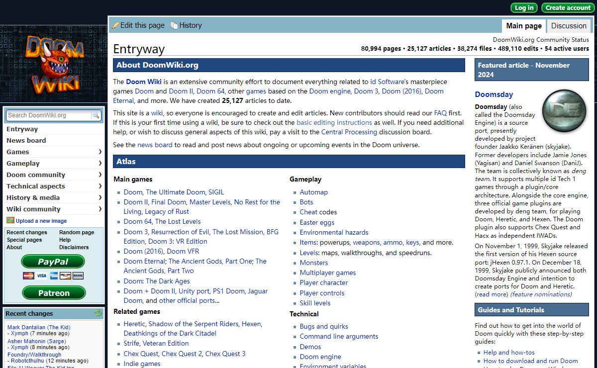 The Doom Wiki at DoomWiki.org - Doom, Heretic, Hexen, Strife, and more
