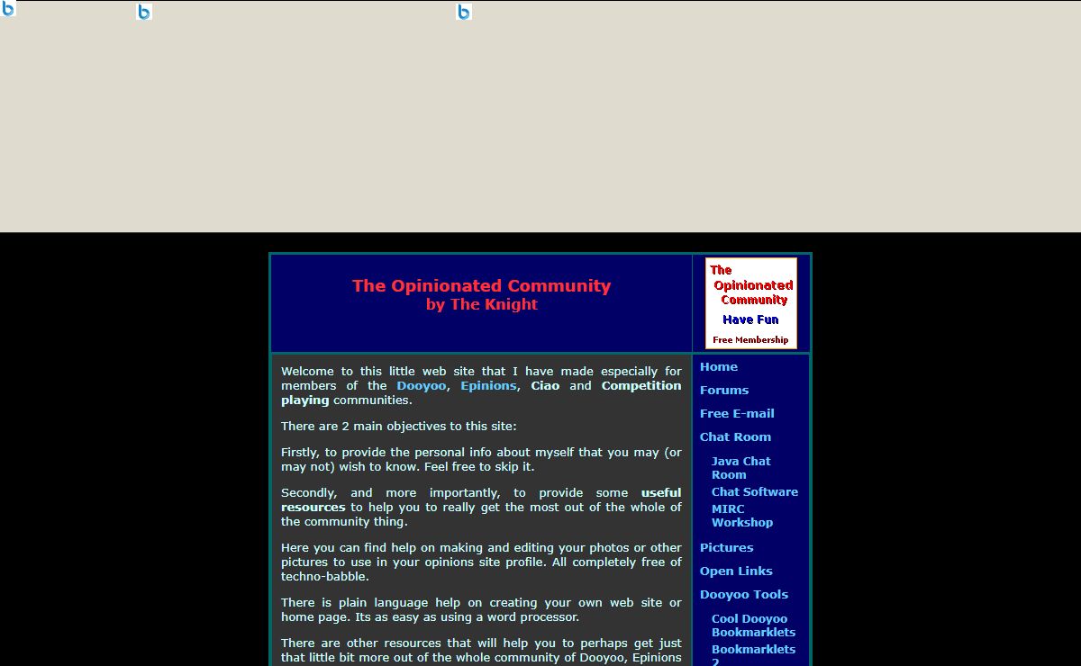 The Opinionated Community site.